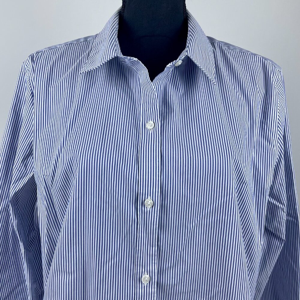 Liz Claiborne Striped Women's Blouse Size XL - Picture 2 of 10
